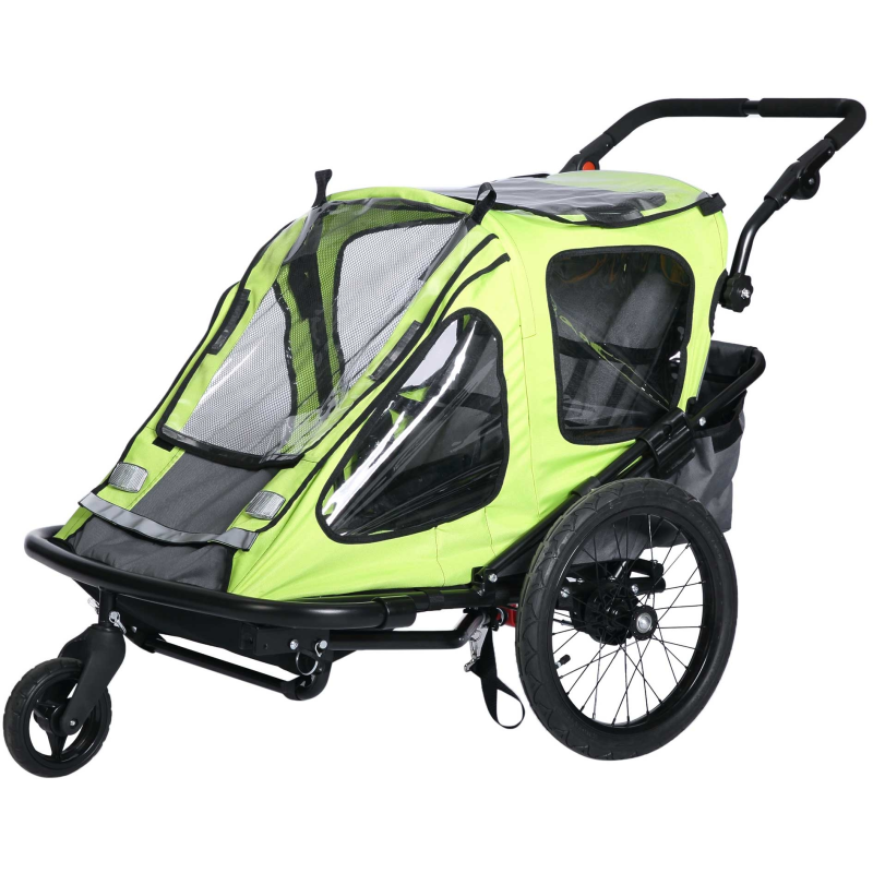 Polkupyörän peräkärry Trekker Sport 1-2 lapselle