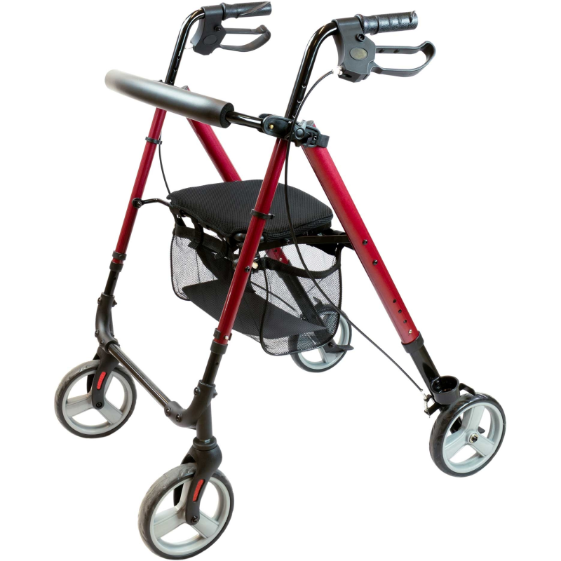 Rollaattori Arvo kevyt, punainen