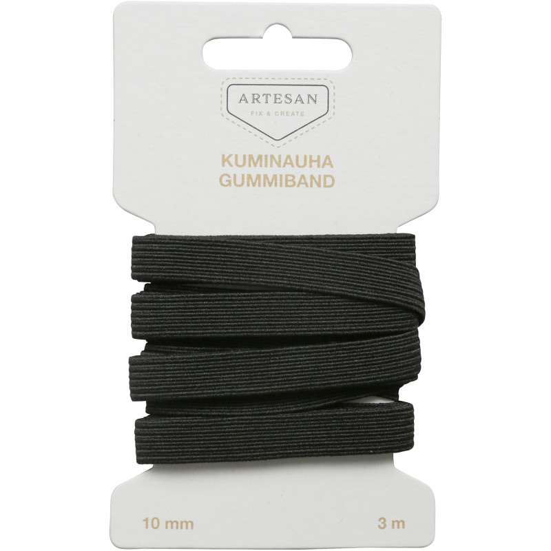 Kuminauha Artesan 10 mm x 3 m musta