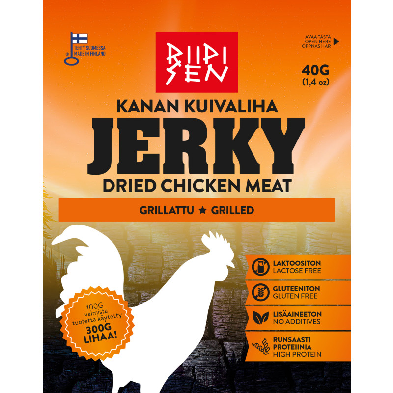 Kanankuivaliha Riipisen 40 g grillattu