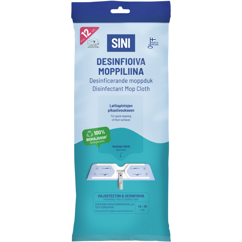 Desinfioiva moppiliina Sini 12 kpl