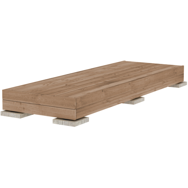 Valmisterassi Patio Terassit Classic 1x4 kestopuu