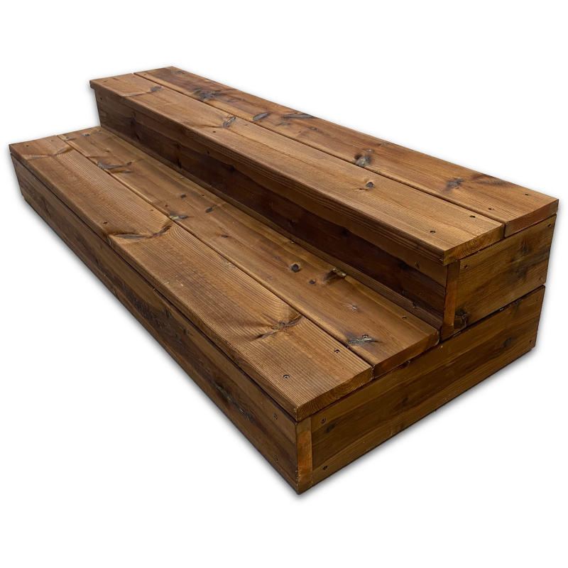 Ulkoporras Patio Terassit 150 cm 2 askelmaa