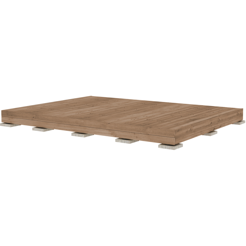 Valmisterassi Patio Terassit Classic 3x5 kestopuu