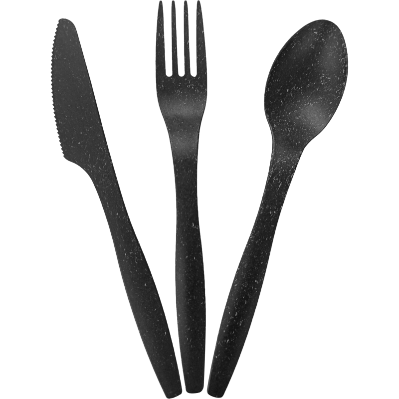 Kestoaterimet Wash Me 12 kpl musta