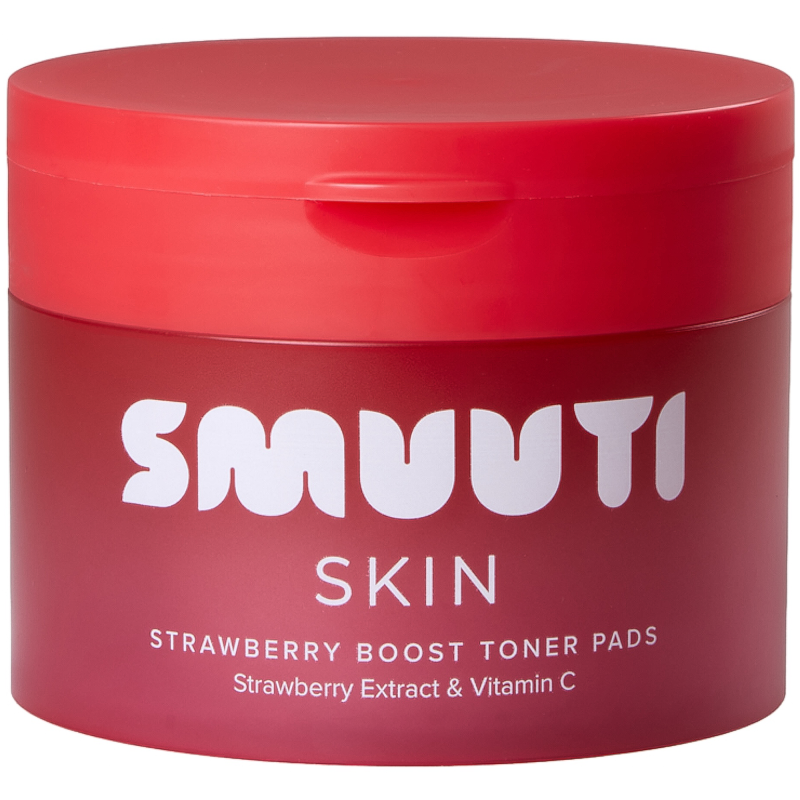Kasvovesilaput Smuuti Skin 60 kpl Strawberry Boost Toner Pads