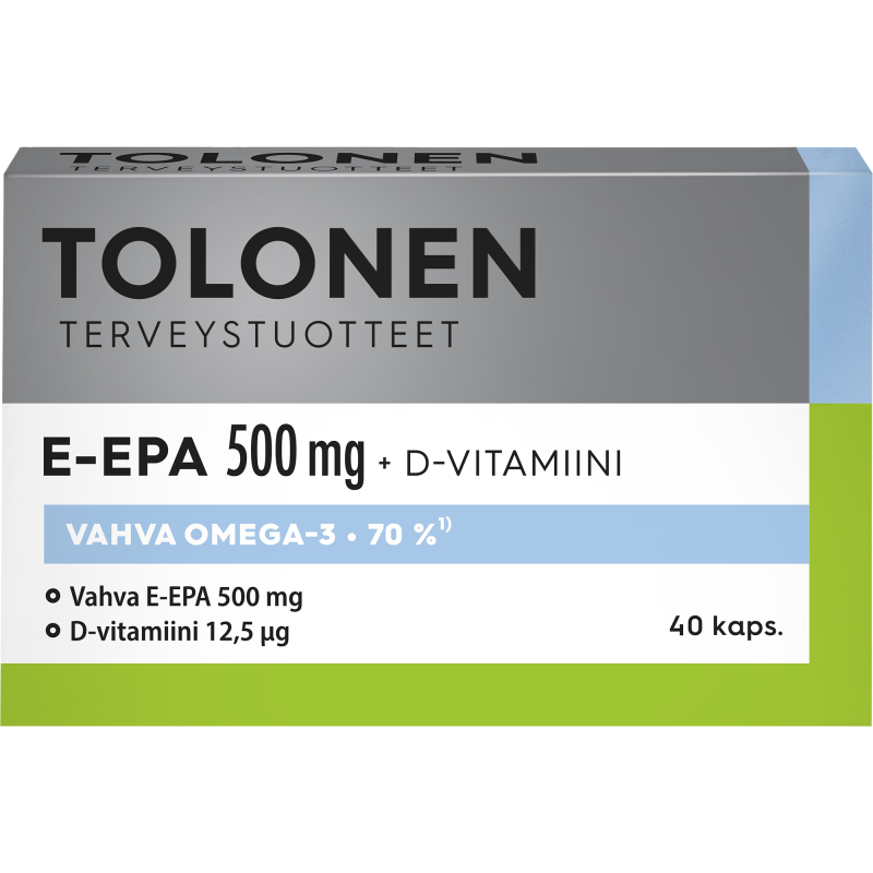 Tolonen E-EPA 500 mg 39 g/40 kpl