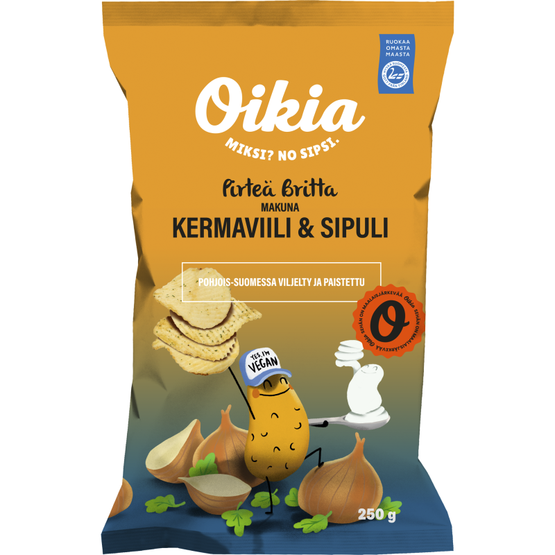 Perunalastu Oikia 250 g Pirteä Britta