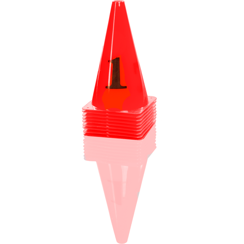 Merkkikartiot Gymstick Speed Cones, 10 kpl