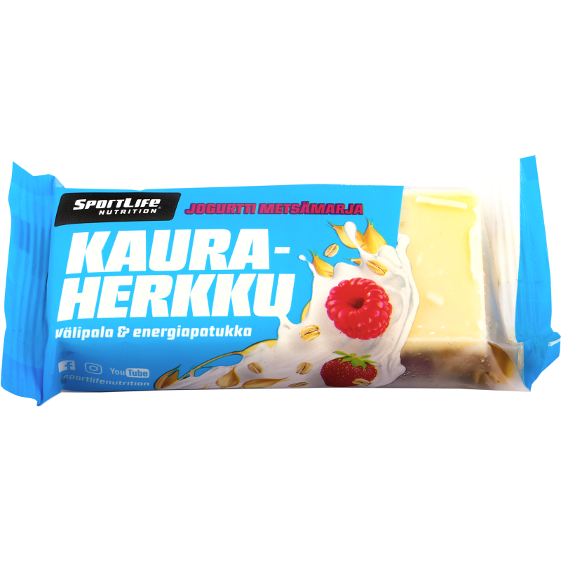 Välipalapatukka SportLife Nutrition 70 g Kauraherkku jogurtti-metsämarja