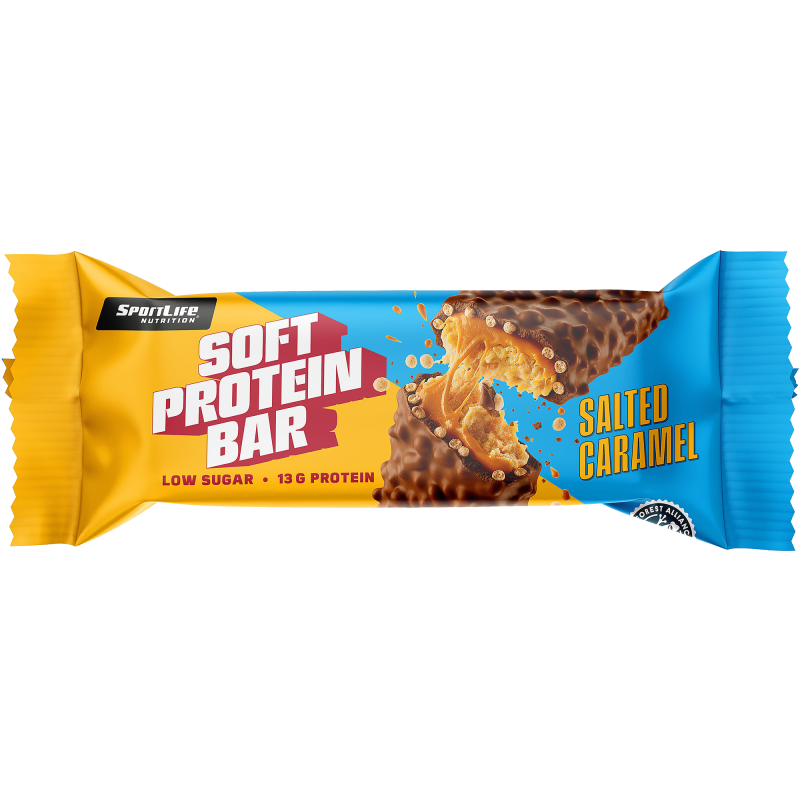 Proteiinipatukka Sportlife 45 g Soft Protein Bar Salted Caramel