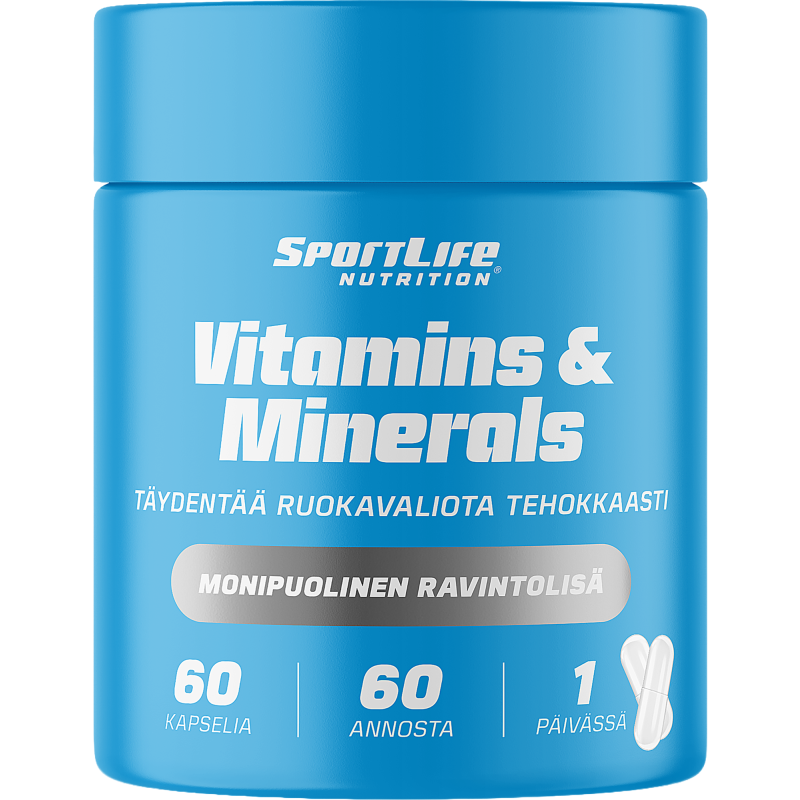 Vitamins & Minerals SportLife 60 kpl