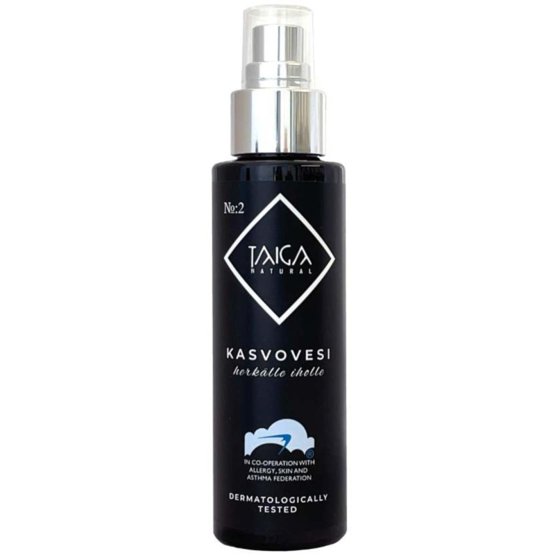 Kasvovesi Taiga Natural 100 ml allergiatestattu