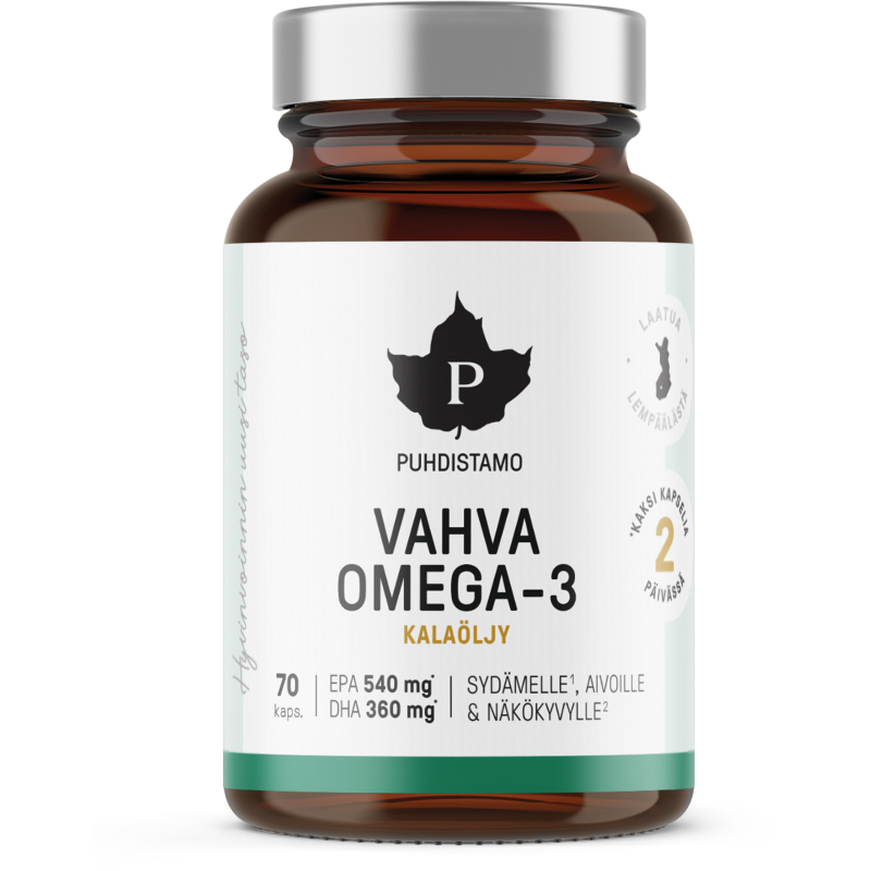 Omega-3 Puhdistamo 70 kpl vahva