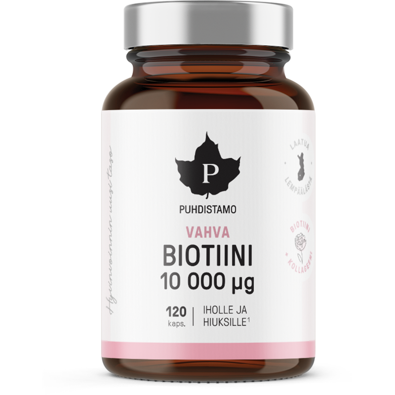 Biotiini Puhdistamo 120 kpl vahva