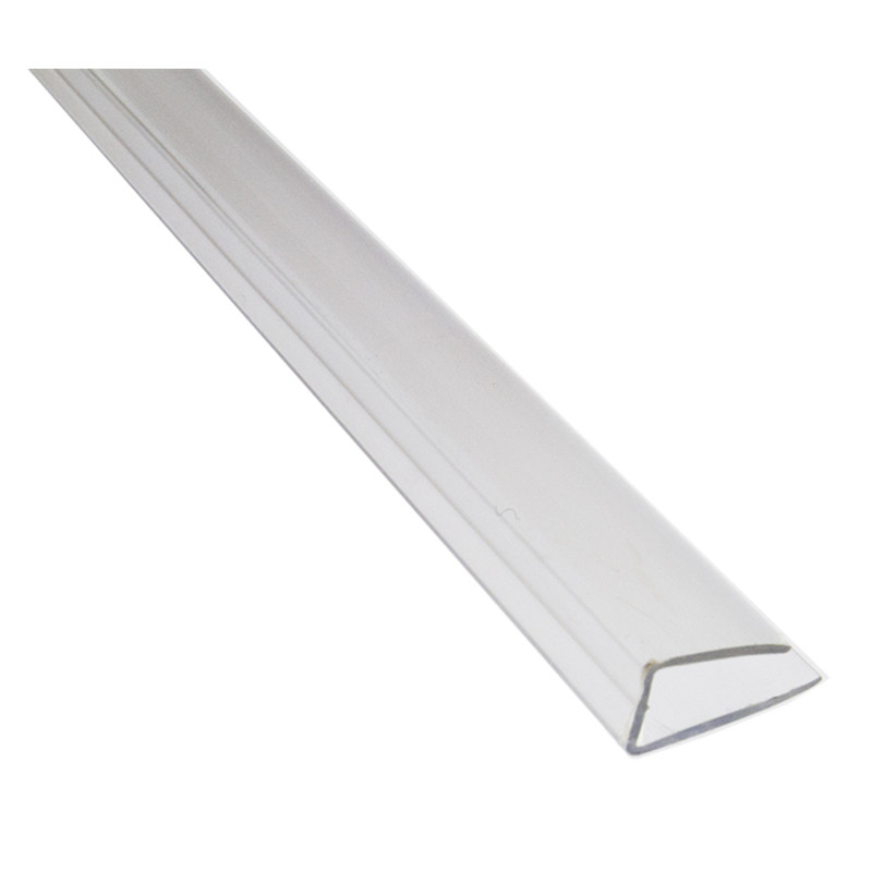 U-päätelista Keraplast, 6 mm PC-muovi kirkas 2,1 m