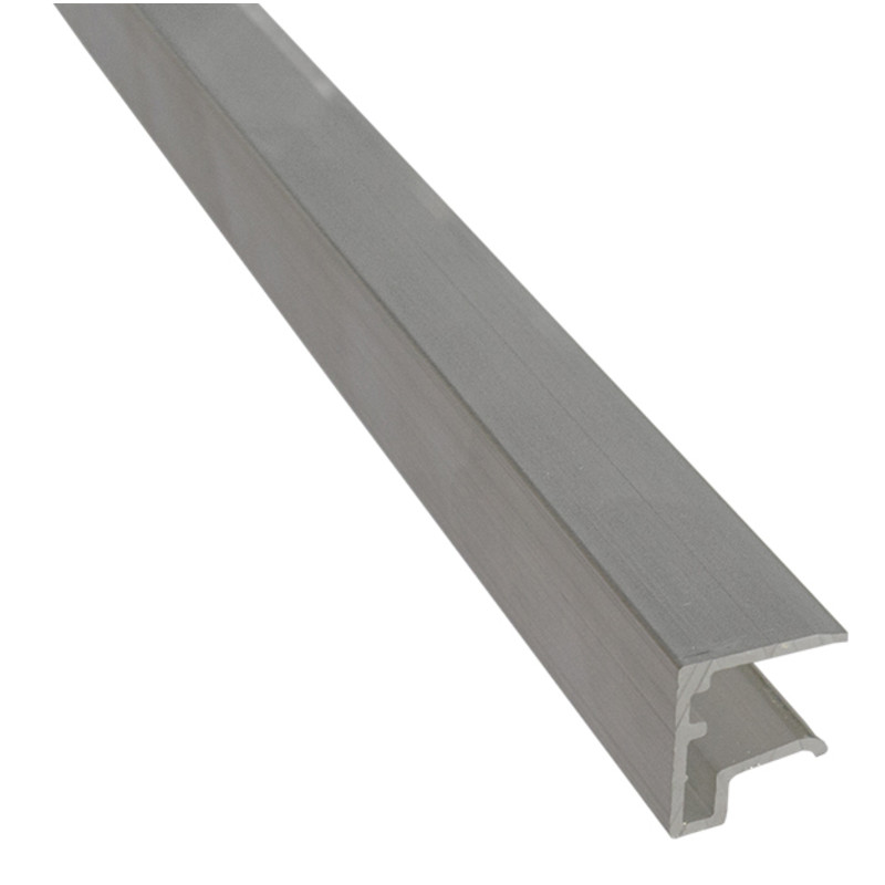 U-päätelista Keraplast, 10 mm alumiini 3 m
