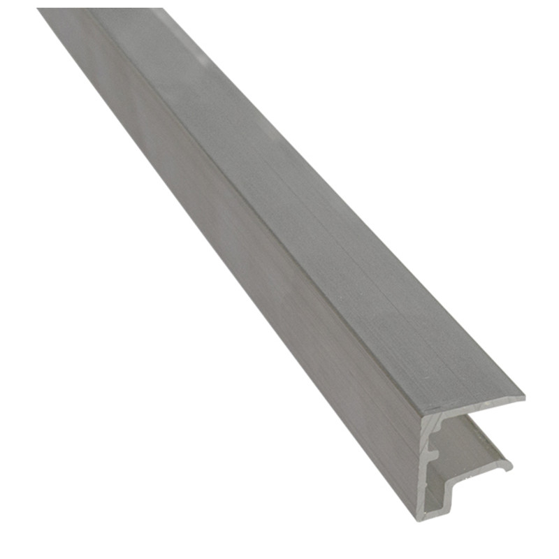 U-päätelista Keraplast, 10 mm alumiini 3,5 m