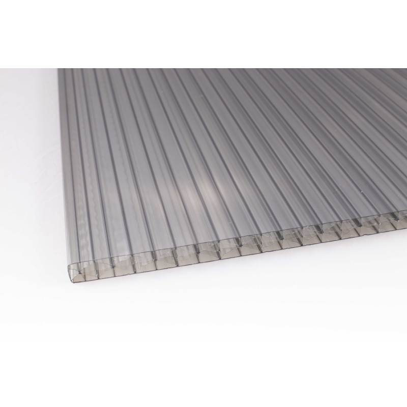 PC-kerroslevy Keraplast 16 mm 1050 x 2500 mm savunharmaa
