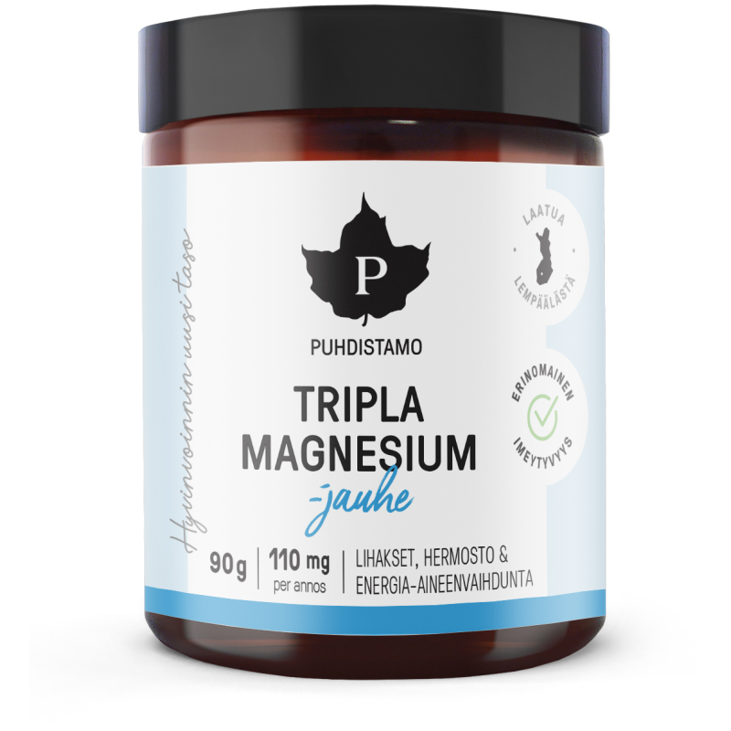 Tripla Magnesium-jauhe Puhdistamo 90 g