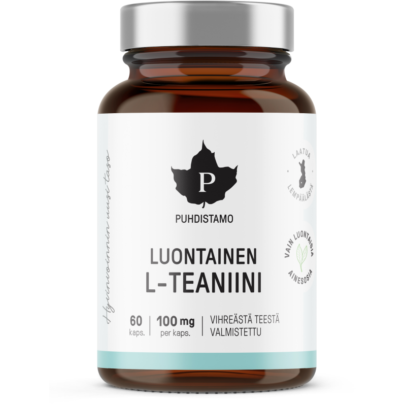 L-teaniini Puhdistamo 60 kpl 100 mg