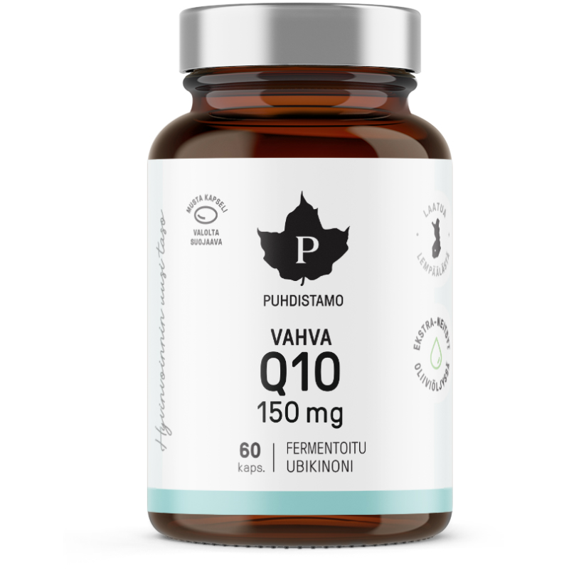 Vahva Q10 Ubikinoni Puhdistamo 60 kpl 150 mg