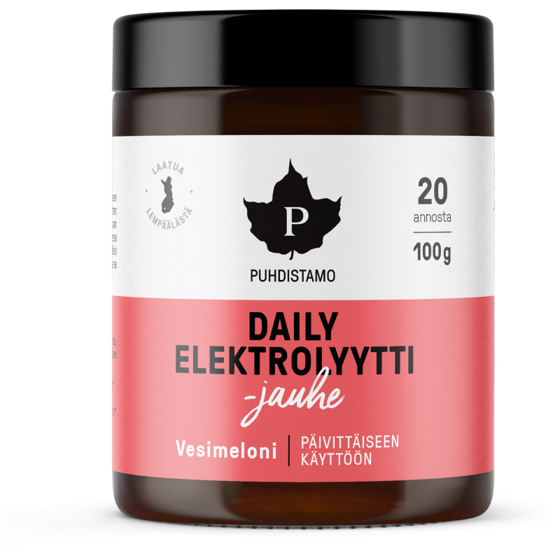 Elektrolyyttijauhe Puhdistamo 100 g Daily vesimeloni