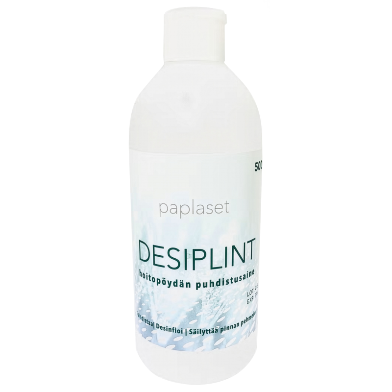 Hoitopöydän puhdistusaine Paplaset 500 ml Desiplint