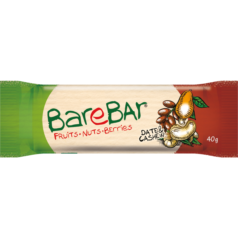 Taatelipatukka Leader Barebar 40 g cashew
