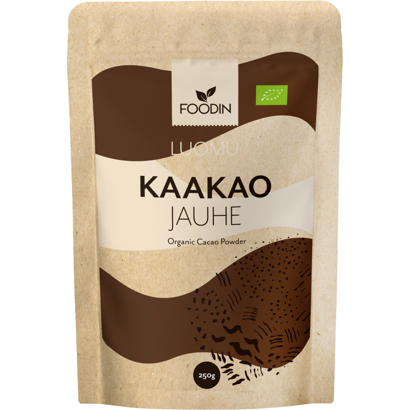 Kaakaojauhe Foodin 250 g luomu