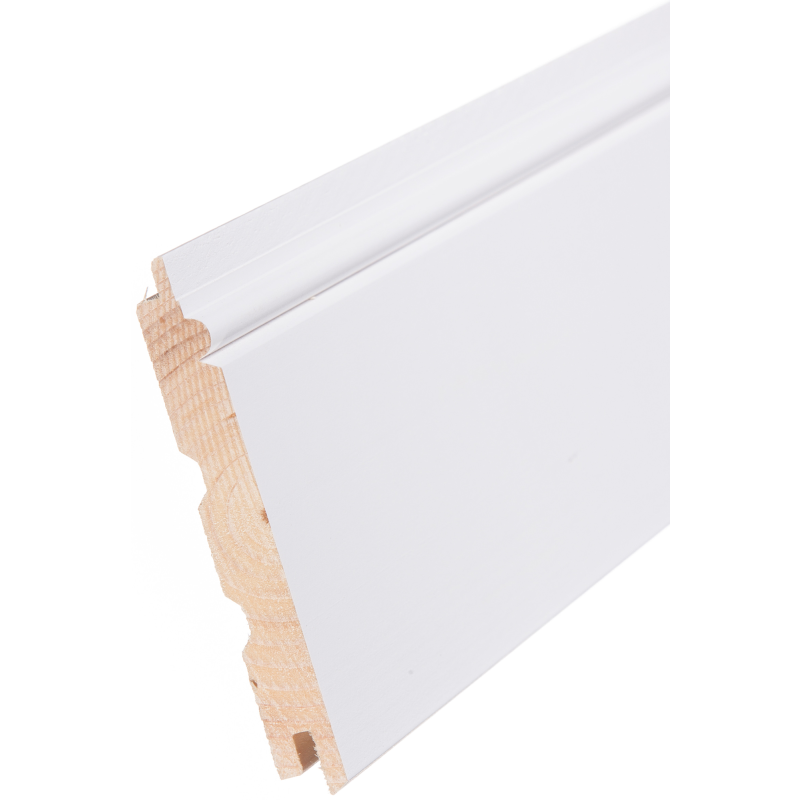 Helmipaneeli Aureskoski 15 x 120 x 4200 mm EM SJ, valkoinen, 6 kpl