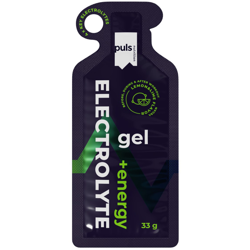 Elektrolyyttigeeli Puls 33 ml Lemon-Lime