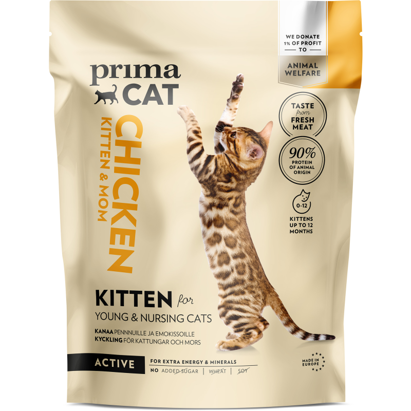 Kissanruoka PrimaCat 400 g kana kissanpennuille