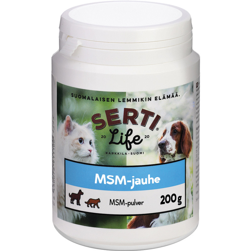 MSM jauhe SertiLife 200 g lemmikeille