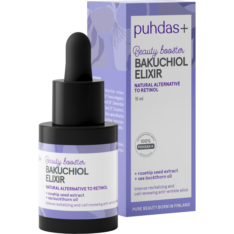Kasvoseerumi Puhdas+ 15 ml Bakuchiol Beauty Boost