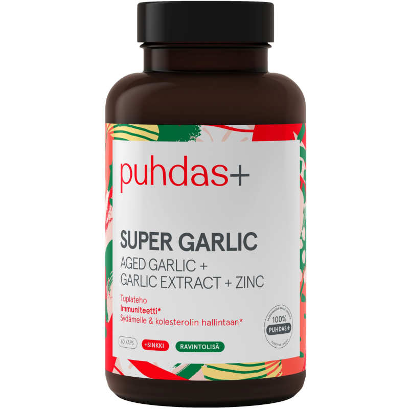 Super Garlic Puhdas+ 60 kpl 120 mg