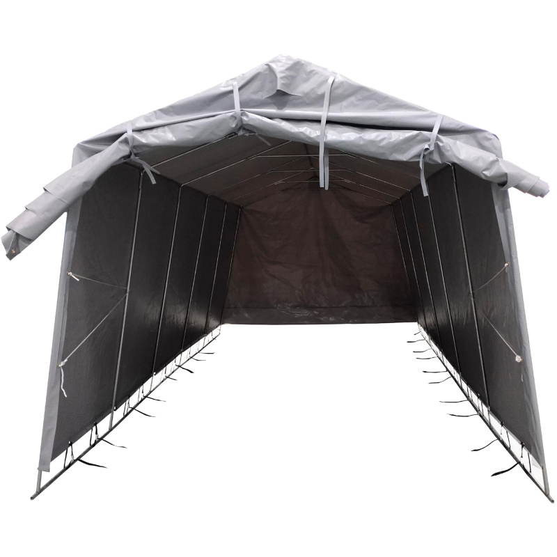 Pressutalli Fornorth 3,2 x 6 m, vaaleanharmaa