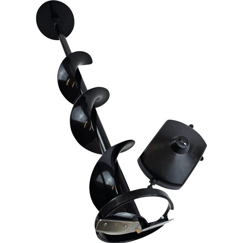 Porakoneeseen kiinnitettävä jääkaira Jasu Kide V2 150 mm