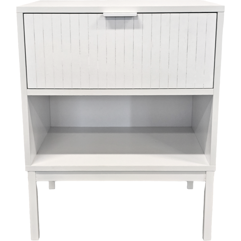 Yöpöytä Tenstar Siera valkoinen