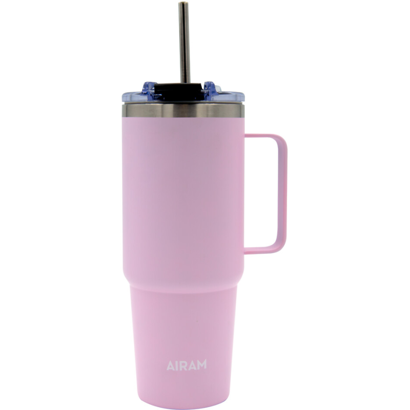 Teräsmuki Airam 850 ml Jumbo pinkki