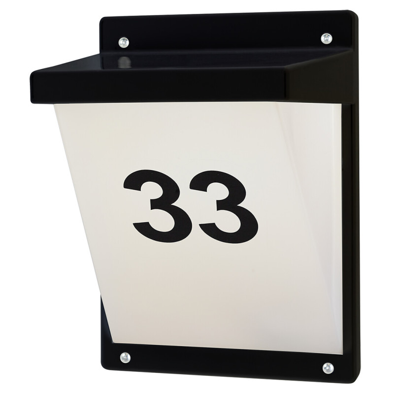 Ulkoseinävalaisin Vino IP65 max 20 W, musta