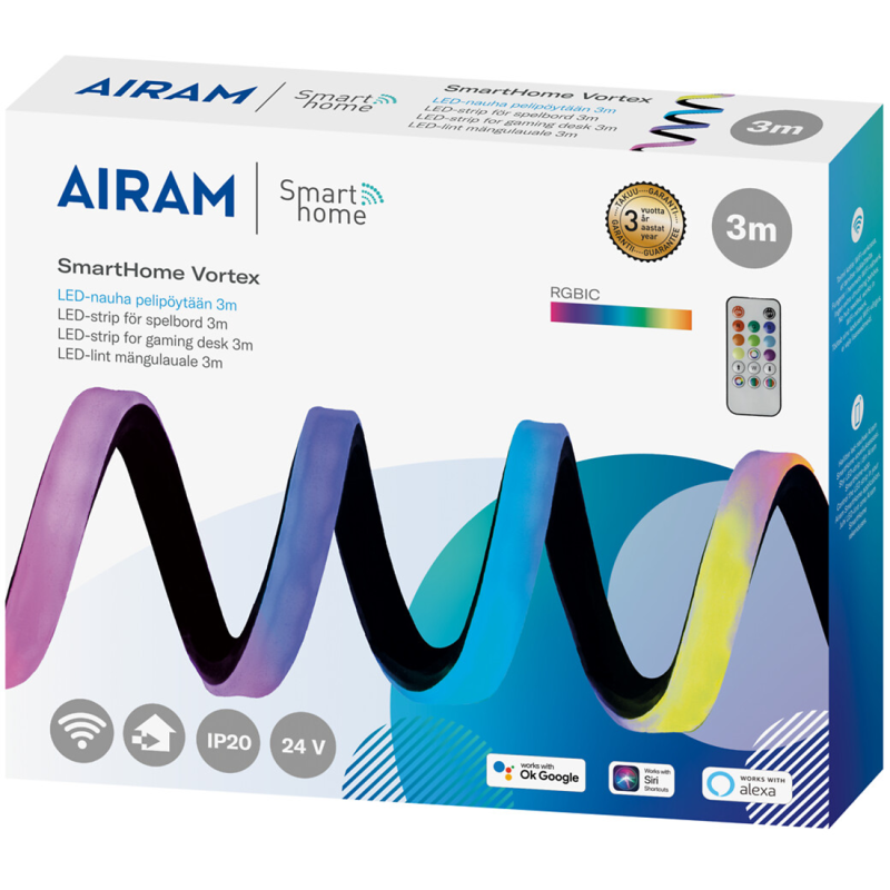 LED-nauha Airam Smarthome Vortex