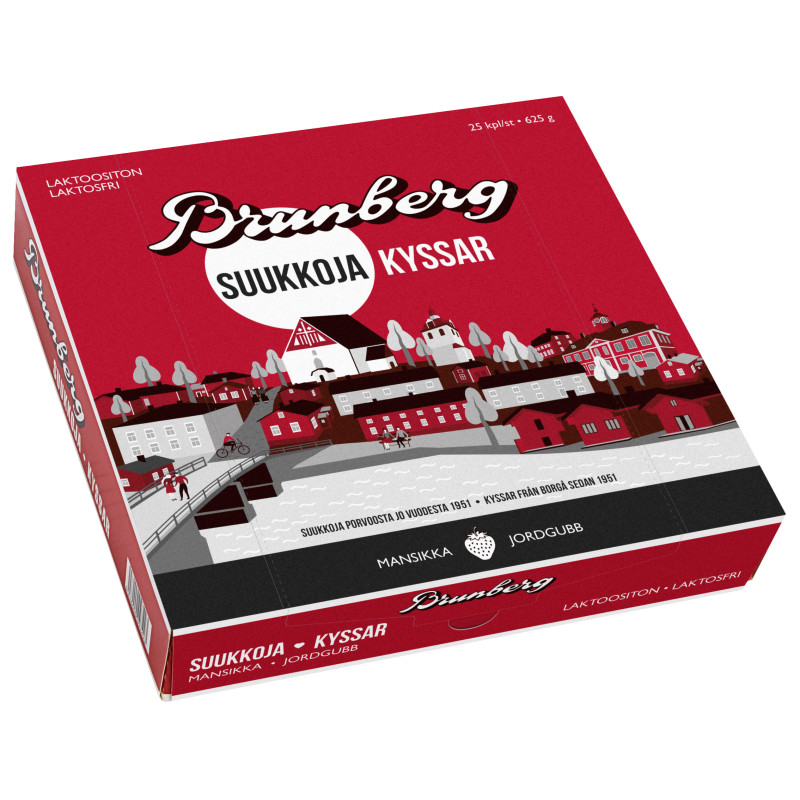 Mansikkasuukko Brunberg 25 kpl 625 g