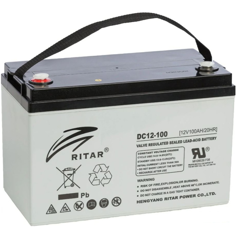 AGM-akku BrightSolar DC12-100Ah huoltovapaa