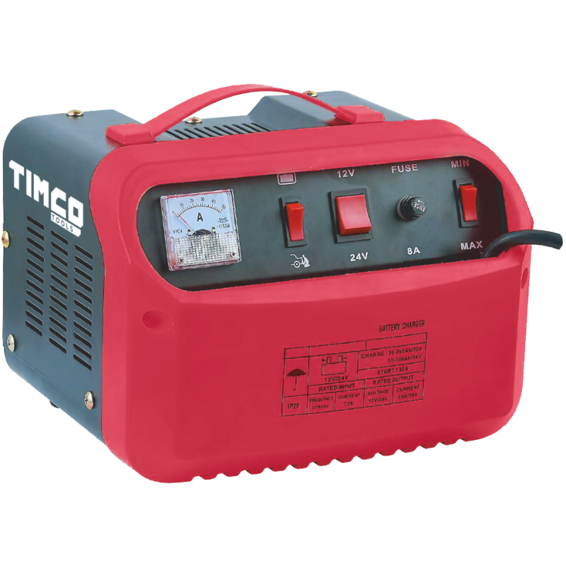 Apukäynnistin / akkuvaraaja Timco 12/24V 130A