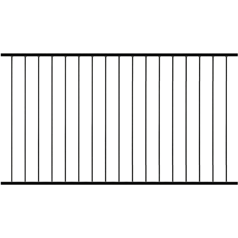Aitaelementti Green Land Garden 1000 x 1800 mm, alumiininen, musta