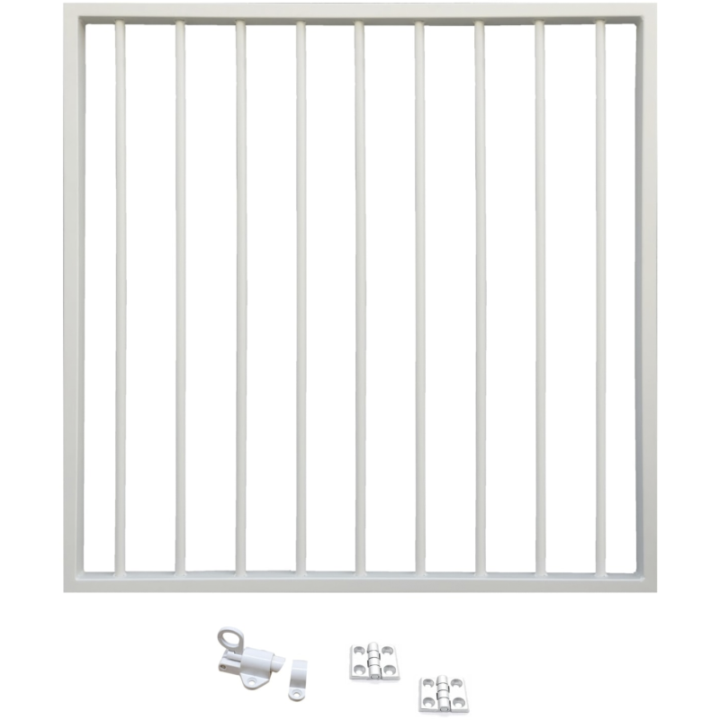 Alumiininen portti Green Land Garden valkoinen