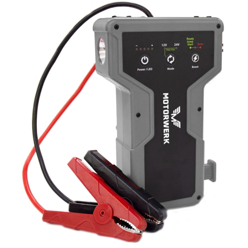 Apukäynnistin Motorwerk 12/24V 27000mAh raskaalle kalustolle
