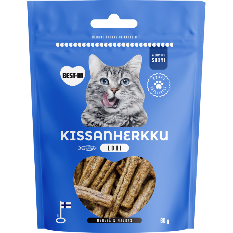 Kissanherkku Best-In 80 g lohi