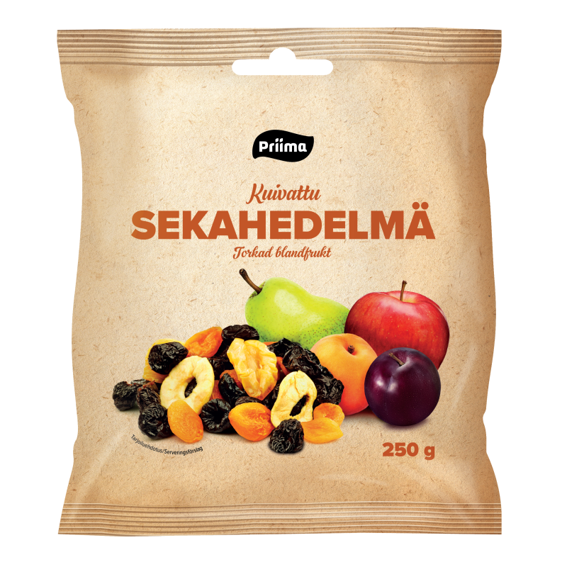 Sekahedelmät Priima 250 g